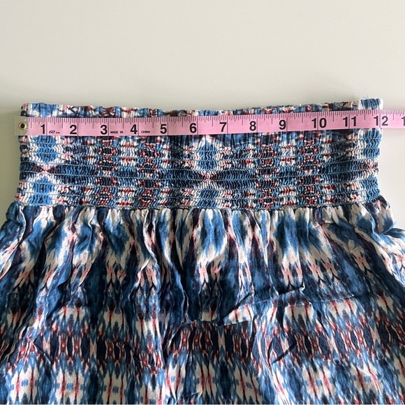 Joe B Blue and Pink Tie Dye Mini Skirt, Medium - Picture 2 of 6